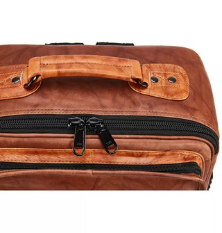 Gard Compact Triple Trumpet Case – Leather, Antique
