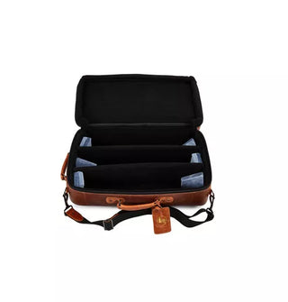 Gard Compact Triple Trumpet Case – Leather, Antique
