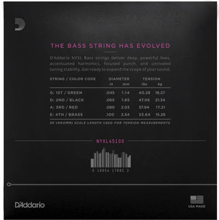 Cordes Guitare Basse D'Addario NYXL