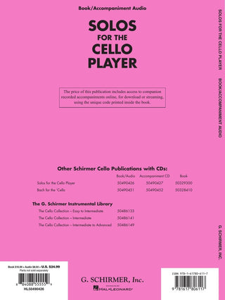 Solos pour Violoncelliste (Violoncelle)