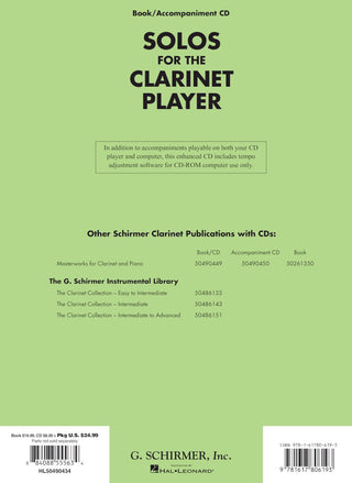 Solos pour le Clarinettiste (Clarinette)