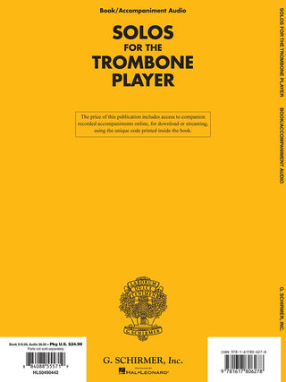 Solos pour Tromboniste (Trombone)
