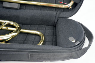 Marcus Bonna Case for Tenor Trombone model MB Nylon - Black with MB Metal Silver Logo