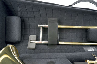 Marcus Bonna Case for Tenor Trombone model MB Nylon - Black with MB Metal Silver Logo