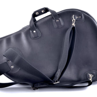 Glenn Cronkhite Custom French Horn Fixed Bell Case - Smooth Black Leather
