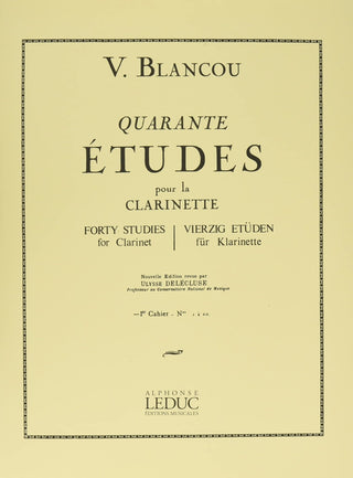 40 études, Vol. 1 (1 à 20) (Clarinette)