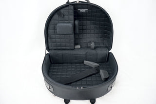 Marcus Bonna MB7 Black Nylon French Horn Case - MB Metal Silver Logo