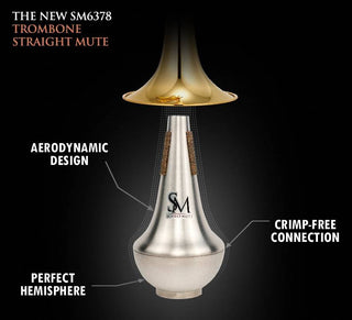 Soulo Mute Aluminium Tenor Trombone Straight Mute