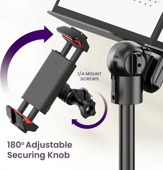 Support Tablette & Téléphone KraftGeek Flexy - Noir