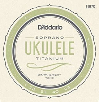 Cordes de Ukulélé Soprano D'Addario Pro-Arté Titanium