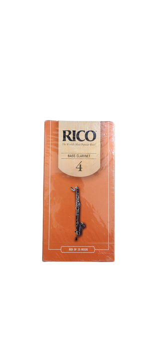 Anches Clarinette Basse Rico (25) 4 *Ancien design*