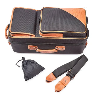 Gard Double Trumpet Fiberglass Case With Black Nylon Exterior