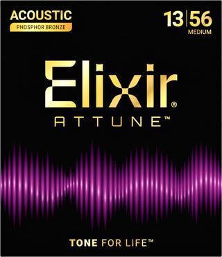 Cordes Guitare Acoustique Elixir Phosphor Bronze ATTUNE