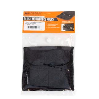 Protec Trumpet/Small Brass Plush Mouthpiece Pouch, 2-Piece (Black)