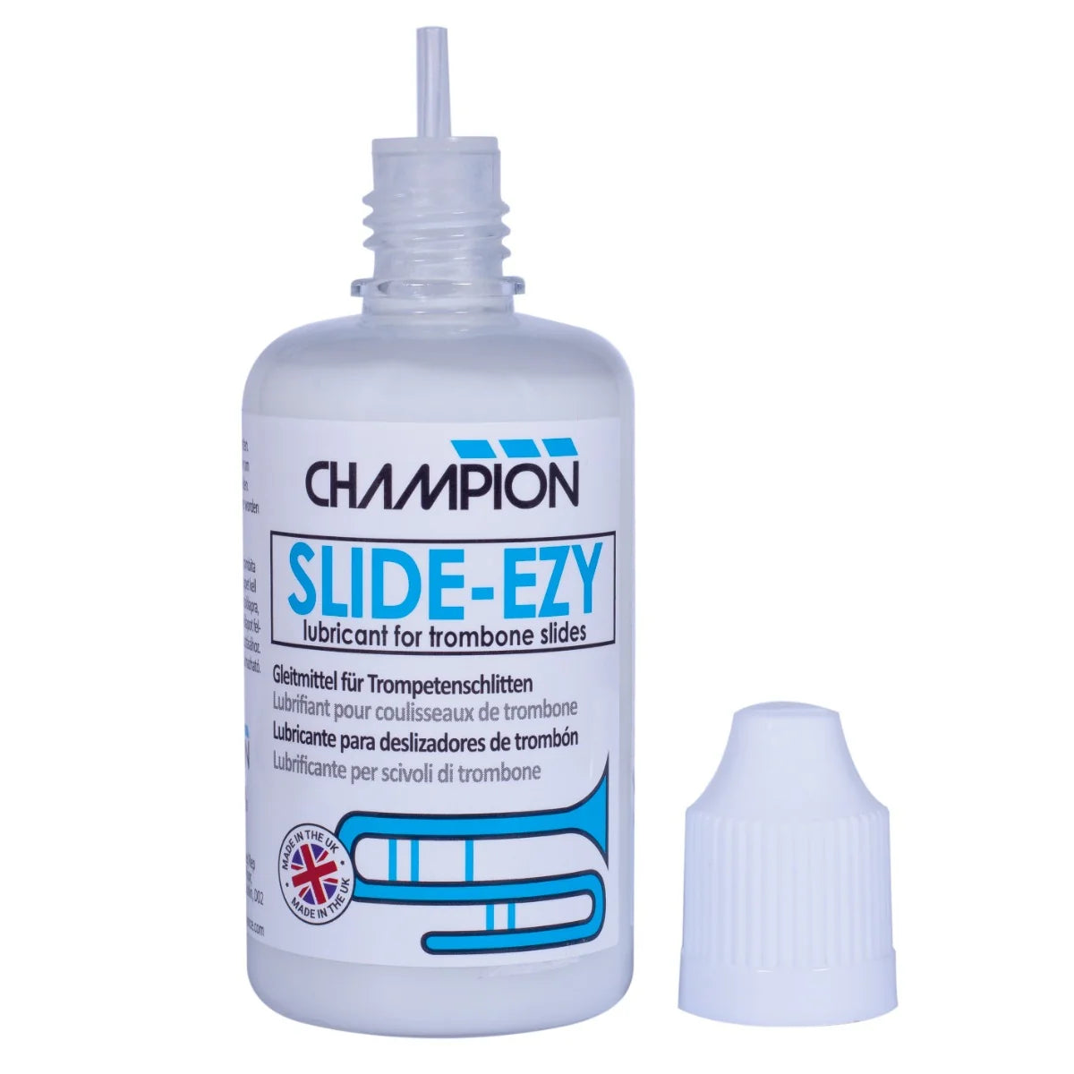 Champion Slide-Ezy Trombone Slide Lubricant Cream - 50ml Bottle Twigg Musique Champion Slide-Ezy Trombone Slide Lubricant Cream - 50ml Bottle Twigg Musique