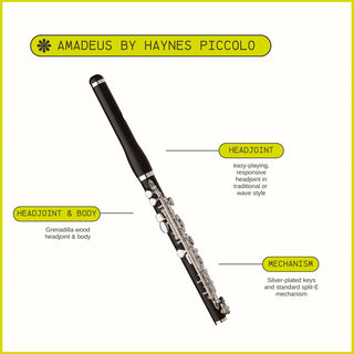 Haynes Amadeus AP-86 Piccolo Grenadilla Wood