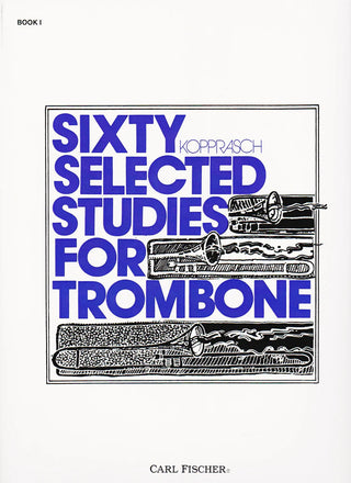 Sixty Selected Studies for Trombone - Bk. 1 - Kopprasch