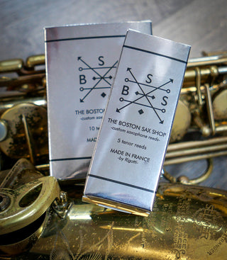 Boston Sax Shop Tenor Saxophone Reeds Silver Label (Box of 5)