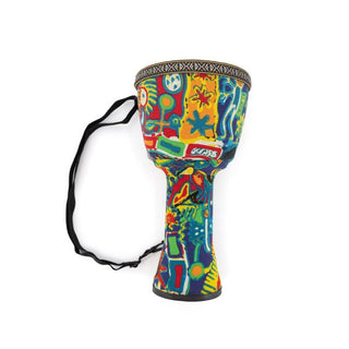 Mano Percussion Djembe 8" , Pre-Tuned, Art design