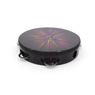 Mano Tambourine 8", Radiant Burst Design