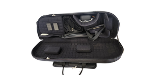 Marcus Bonna Case for Tenor Trombone model MB Compact Nylon - Black, Music bag model MB with Trombone Stand Strap with MB Metal Silver Logo