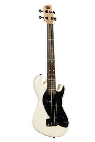 Kala Solid Body 4-String Fretted U-BASS With Gig Bag, Jet Black