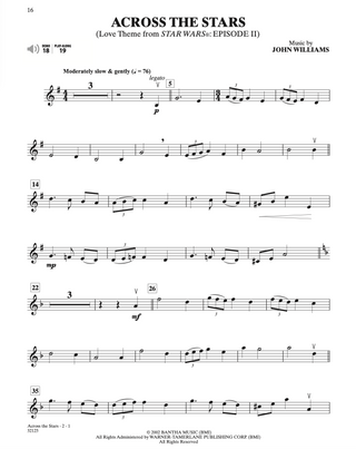 Star Wars Instrumental Solos (Movies I-VI), Violin