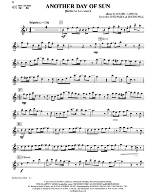 Top Broadway and Movie Songs, Sax alto