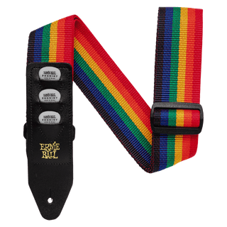 Courroie Guitare Ernie Ball Polypro avec Porte-Plectre