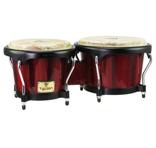 Bongos Tycoon Artist Rouge Peint à la Main