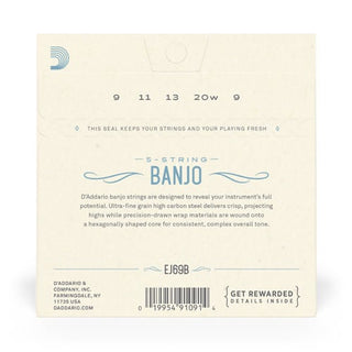 D'Addario 5-String Banjo Strings Phosphor Bronze