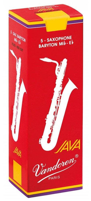 Vandoren Java Red Cut Baritone Saxophone Reeds