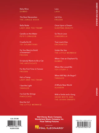 Disney Hits for Ukulele