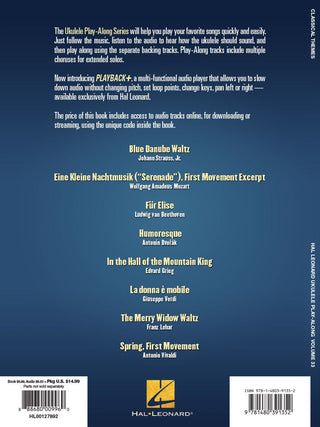 Thèmes Classiques, Ukulélé Play-Along Vol. 33