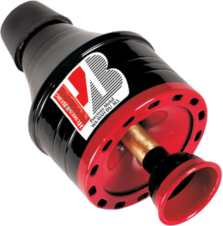 Stonelined Wah-Wah Trumpet Mute – Black & Red