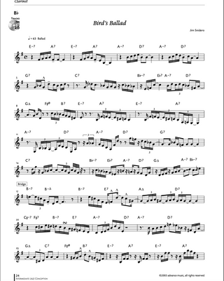 Intermediate Jazz Conception, Clarinette