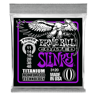 Cordes Guitare Électrique Ernie Ball Slinky Coated Titanium