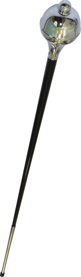 Amazing Maces 58" Metal Dome, Black Shaft