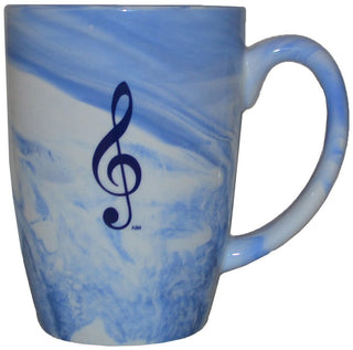 Tasse Marbrée Bleue Clé de Sol