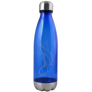 Bouteille Plastique Bleue Note de Musique