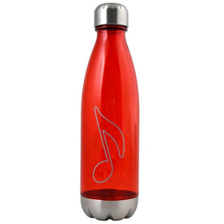 Bouteille Plastique Rouge Note de Musique