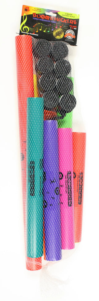 Boomwhackers® Jeu diatonique en do majeur avec 8 octaveurs BWDGOC8)