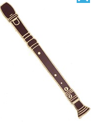 Épinglette Flûte à Bec