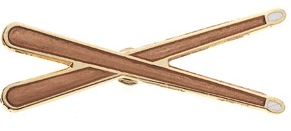 Épinglette Baguettes Batterie