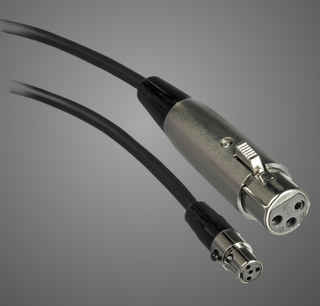 Câble Microphone Shure T4AF à XLR Femelle - 4'