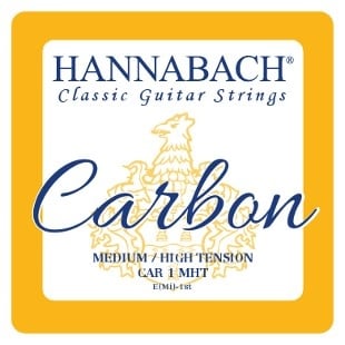 Hannabach Carbon Classical Guitar Strings, Acute (3)