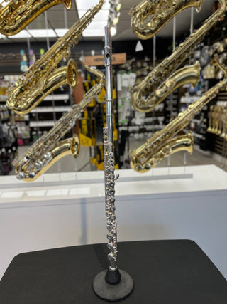 Pre-Owned Sankyo Silversonic Silver Flute (Open Holes, Silver, C-Foot)