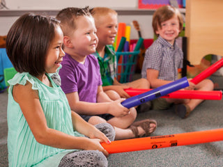 Boomwhackers® Jeu diatonique en do majeur avec 8 octaveurs BWDGOC8)