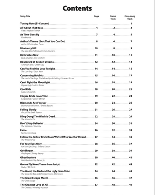 Top Hits de TV, Films & Comédies Musicales Solos Instrumentals, Trompette