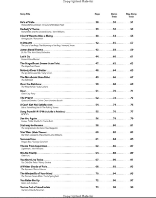 Top Hits from TV, Movies & Musicals Instrumental Solos, Clarinette